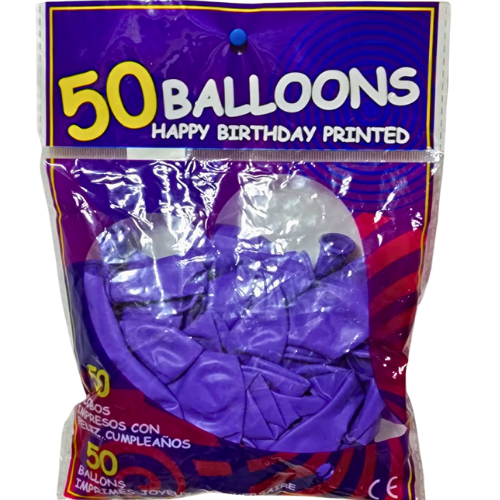 GLOBO LATEX X50 BALLONS12