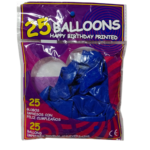 GLOBO LATEX X25 BALLONS12