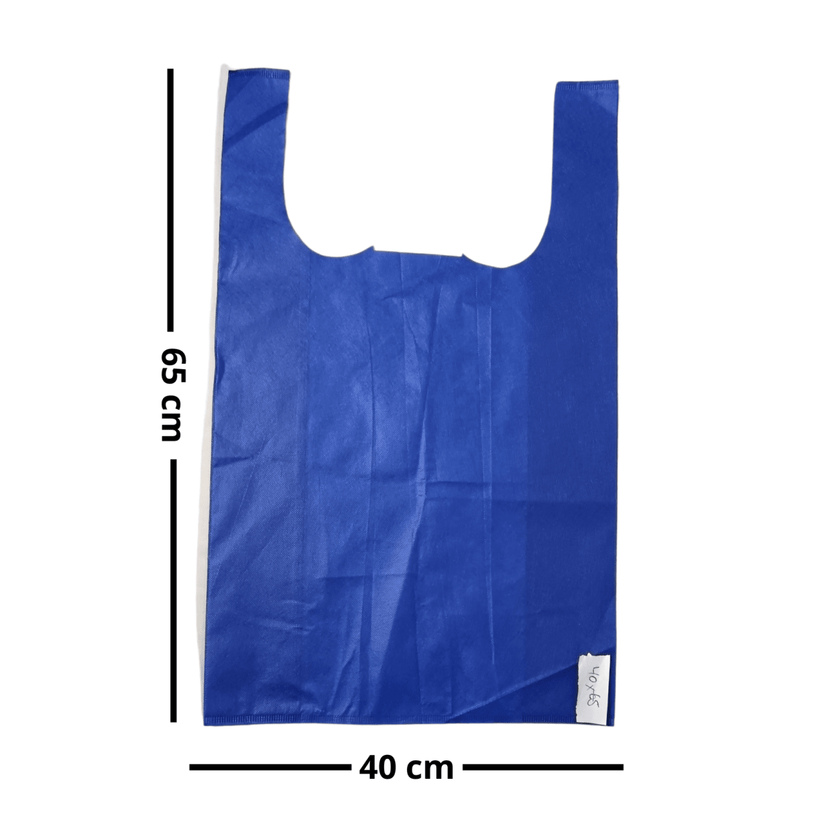 BOLSA CAMISETA TNT 40 x65 cm DE 50 UNIDADES3