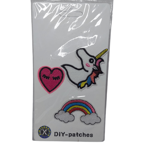 PARCHE ROPA ZAPATILLA/CORAZON/MILITAR ETC3