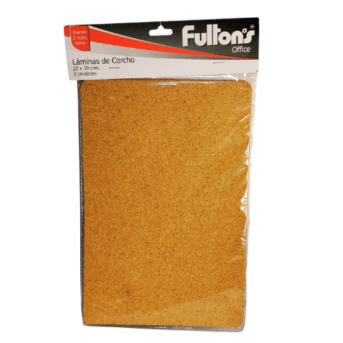 LAMINA DE CORCHO 20X30CM FULTONS1