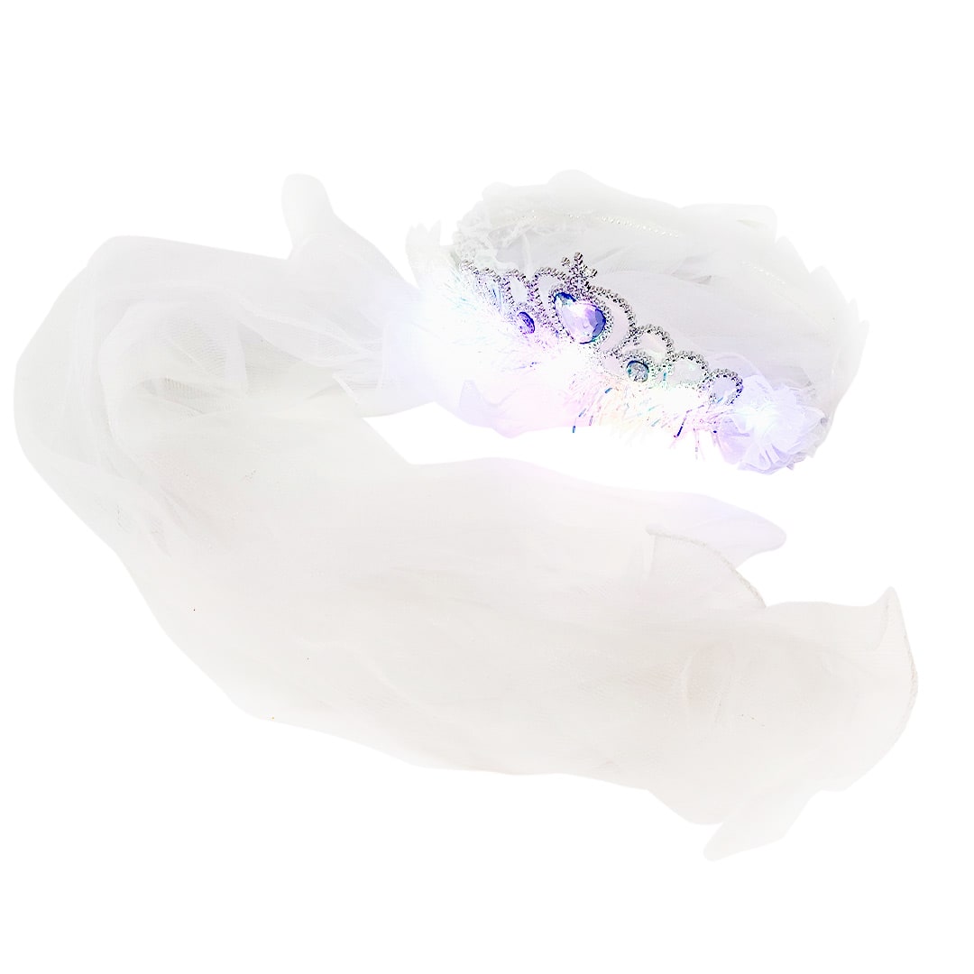 CORONA CON VELO LED1