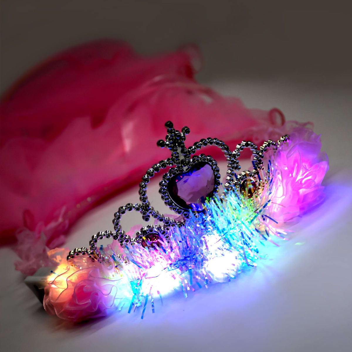 CORONA CON VELO LED2