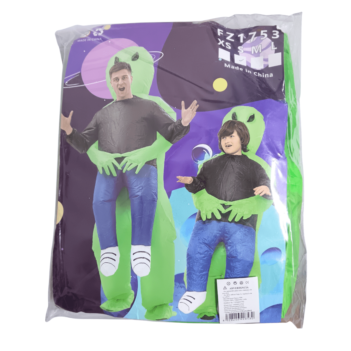 DISFRAZ INFLABLE ALIEN1