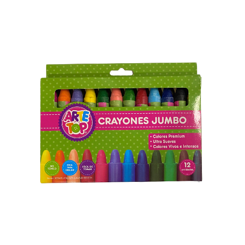 LAPIZ CERA JUMBO ARTETOP 12C1