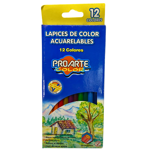 LAPICES ACUARELABLE 12C PROARTE1