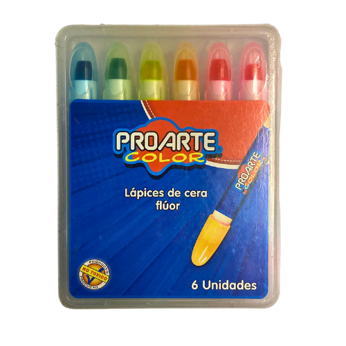 LAPICES DE CERA FLUOR PROARTE1