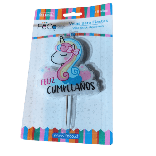VELA UNICORNIO FELIZ CUMPLEAÑOS1
