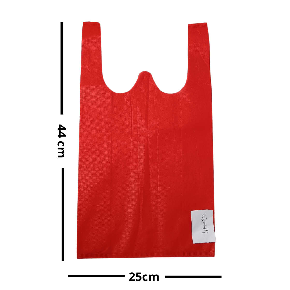 BOLSA CAMISETA TNT 25x44 DE 50 UNIDADES2