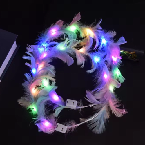 CINTILLO PLUMA C/LUZ2