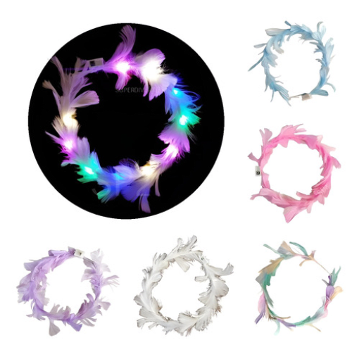 CINTILLO PLUMA C/LUZ1