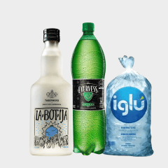 PACK(D) LA BOTIJA QUEBRANTA+EVERVESS 1.5LT+HIELO 1.5KG