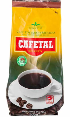 Café Tostado y Molido CAFETAL Selecto Bolsa 200g