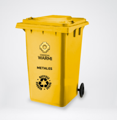 CONTENEDOR DE BASURA WARMI 360 LTS. AMARILLO