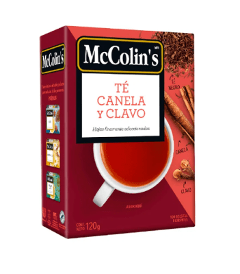 Té Canela y Clavo MC COLIN'S Caja 100 unidades