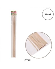 PALO MAQUETA 2MM 10 UNID.