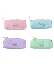 ESTUCHE CIERRE GRANDE PASTEL.