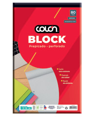 COLON BLOCK OFICIO 7MM 80 HOJAS