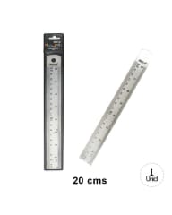 REGLA METALICA 20 CM NUOVO.