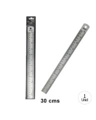 REGLA METALICA 30CM NOUVO.