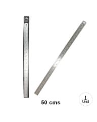 REGLA METALICA 50 CM NUOVO.