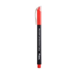 MARCADOR PERMANENTE PUNTA FINA 0,8 MM ROJO.