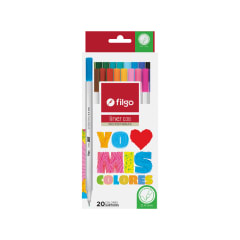TIRALINEAS ESTUCHE 20 SURT 0.4 MM.