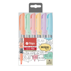 ESTUCHE DESTACADORES PASTEL 6 UNID LIGHTER.