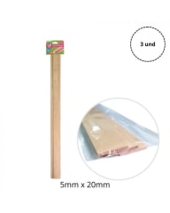 PALO MAQUETA 5x20 CM 3 UNID.