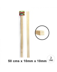 PALO MAQUETA 10X10 MM 2 UNID.