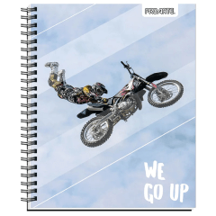 CUADERNO UNIVERSITARIO RIDERS 7MM 100 HOJAS