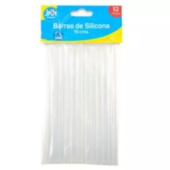 BARRA SILICONA DELGADA 7 MM X 15 CMS SET DE 12