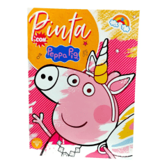 LIBRO COLOREA PEPPA PIG.
