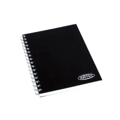 CROQUERA NEGRA BOND PREPICADA CARTA 80 HJS.