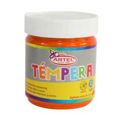 FRASCO TEMPERA NARANJA 77 100 ML.
