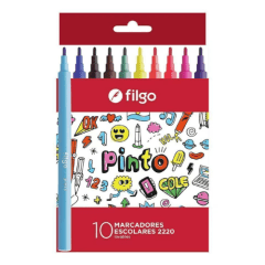 MARCADOR PINTO ESTUCHE 10 UNID SURTIDO.