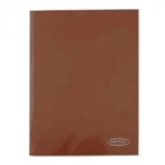 CARPETA CON GUSANO CAFE