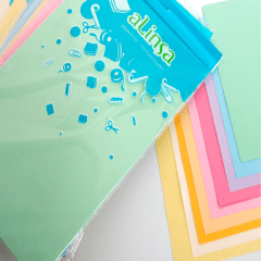 HOJAS CARTA DE COLOR 25 UND.