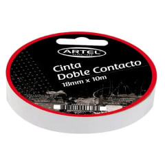 CINTA DOBLE CONTACTO 18MMx10 MTS