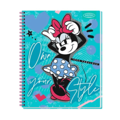CUADERNO UNIVERSITARIO 100 HOJAS 7MM MINNIE COLLAGE
