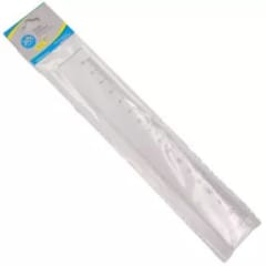 REGLA PLASTICA BISELADA 16 CM