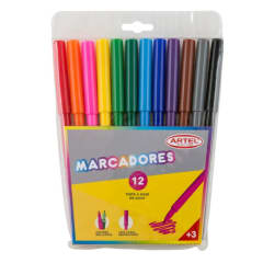ESTUCHE 12 MARCADORES