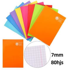 CUADERNO COLLEGE MATEMATICA 7MM 80H COLORES