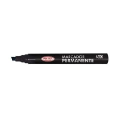 MARCADOR PERMANENTE NEGRO PUNTA BISELADA