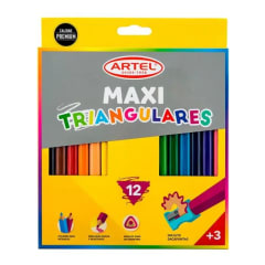 ESTUCHE 12 MAXI LAPICES DE COLORES
