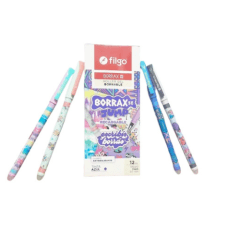 LAPIZ GEL BORRABLE AZUL.