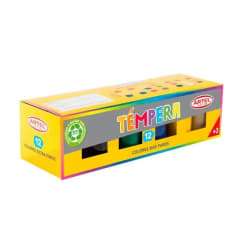 ESTUCHE TEMPERA 12 COLORES