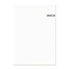 ARCHIVADOR PLASTIFICADO BLANCO C/GUSANO AUCA.