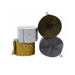 FESTÓN FINO ORO Y PLATA 6 PCS.