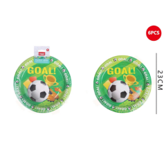23CM 6 PCS PLATOS “GOAL!”
